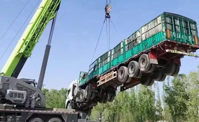 汾西道路脱困救援案例